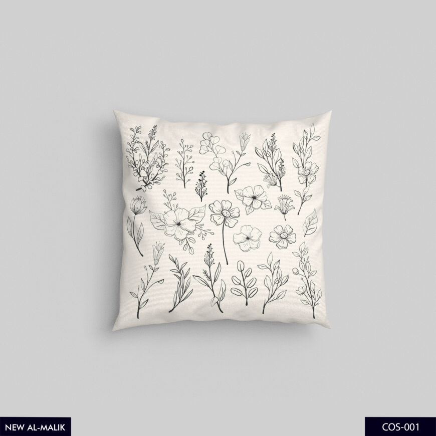 Elegant Floral Cushion